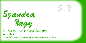 szandra nagy business card